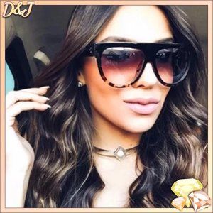 💎✨ Flat Top Oversized Sunglasses